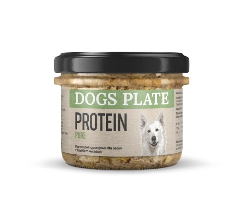 Dogs Plate Protein 180g Karma dla psów z wartościowego białka owadów