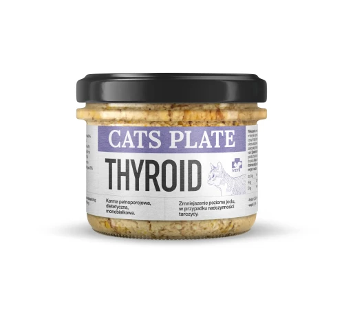 Zestaw 12 słoików - Cats Plate Vet Thyroid 180g