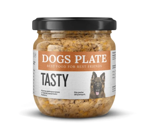 Dogs Plate Tasty 360g Karma monobiałkowa z szynki wieprzowej
