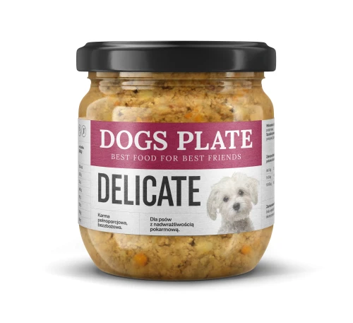 Dogs Plate Delicate 360g Karma monobiałkowa z mięsa z królika