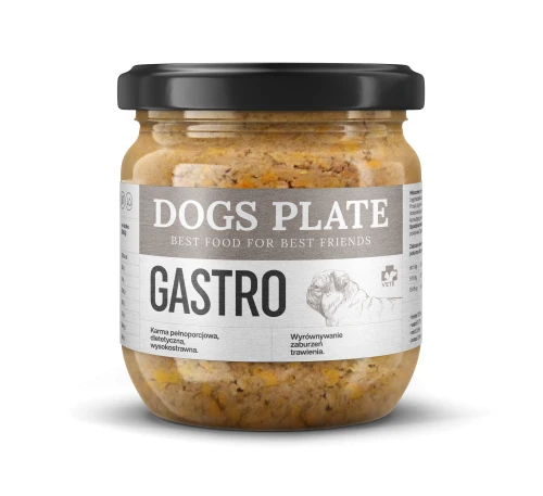 Zestaw 48 słoików - Dogs Plate Vet Gastro 360g