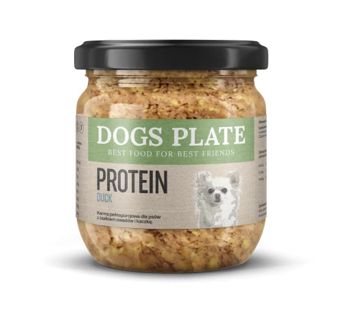 Zestaw 48 słoików - Dogs Plate Protein z mięsem z kaczki 360g