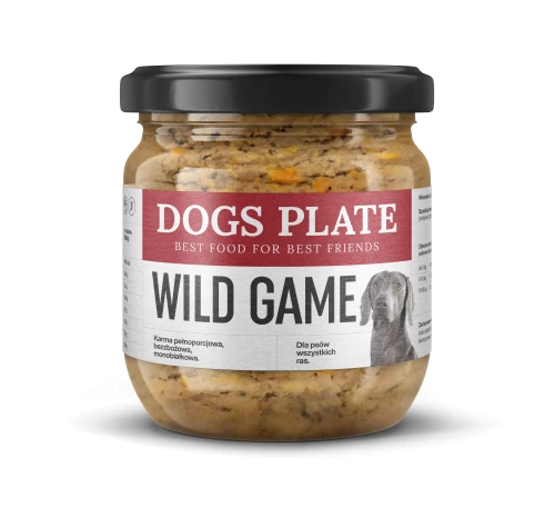 Dogs Plate Wild Game 360 g Karma monobiałkowa z mięsa jelenia