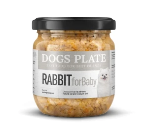 Dogs Plate for Baby Rabbit 360g - Outlet