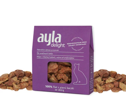 AYLA-Delight-kot-przysmaki-liofilizowane-kaczka-filet-piers-ze-skora-przod.webp