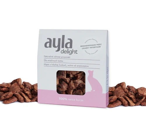 AYLA-Delight-kot-przysmaki-liofilizowane-kurczak-serca-przod.webp