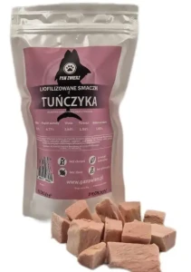 Pan Zwierz Liofilizowane smaczki z tuńczyka 70g