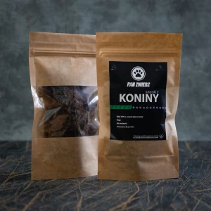 PAN ZWIERZ Naturalne Smaczki z Koniny 25g