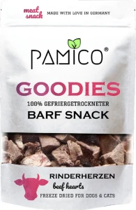 PAMICO Goodies Liofilizowane Serce Wołowe 50g