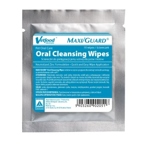 VETFOOD MAXI/GUARD Oral Cleansing Wipes 10 szt