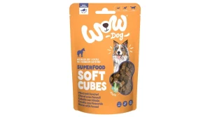 WOW Superfood Soft Cubes Pferd – Konina z Koprem Włoskim Miękkie Przysmaki dla Psa 150g