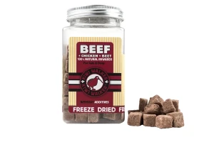 Promocja! KIWI WALKER Liofilizowane Smaczki - Wołowina + Kurczak + Burak 90g