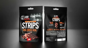 JOHN DOG for Cats Soft Bites - Paski z cielęciny szwajcarskiej 45g