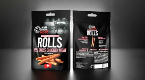 JOHN DOG for Cats Soft Bites Rurki z kurczaka szwajcarskiego 50g