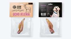 JOHN DOG Ucho jelenia 1szt.
