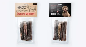 JOHN DOG Suszone Żwacze Wołowe dla Psa 100g