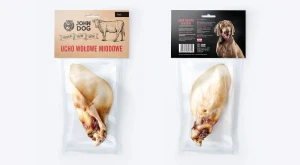 JOHN DOG Ucho Wołowe Suszone 