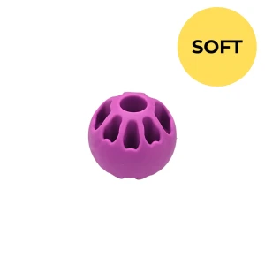 FIBOO Snack Fibool SOFT - piłka fioletowa 6cm