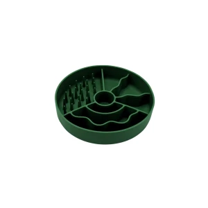 FIBOO Slow Fiboowl Mini miska spowalniająca jedzenie - butelkowa zieleń 15 cm