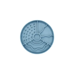 FIBOO Slow Fiboowl Mini miska spowalniająca jedzenie - niebieska 15 cm