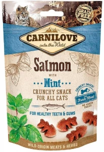 CARNILOVE Crunchy Snack Salmon & Mint -  Łosoś z miętą dla Kota 50g