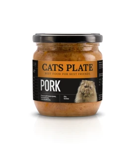 Cats Plate Pork 360g
