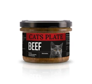 Cats Plate Beef 180g