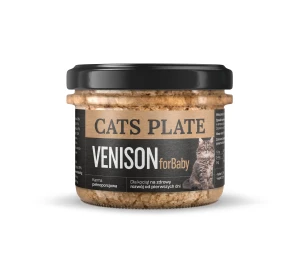 Zestaw 48 słoików - Cats Plate for Baby Venison 180g