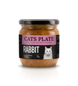 Cats Plate Rabbit 360g