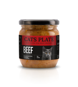 Cats Plate Beef  360g