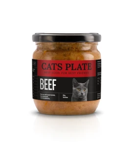  Zestaw 12 słoików - Cats Plate Beef 360g