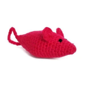 Myszka COTTON MOUSE - Ciemnoróżowa