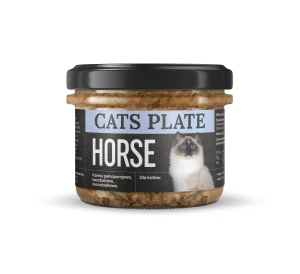 Zestaw 24 słoików - Cats Plate Horse 180g