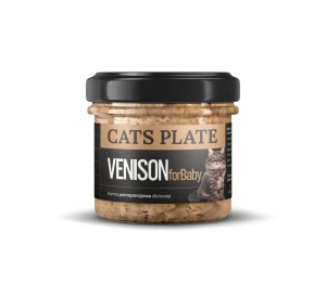 Zestaw 48 słoików - Cats Plate for Baby Venison 100g