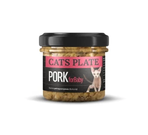 Zestaw 24 słoików - Cats Plate for Baby Pork 100g