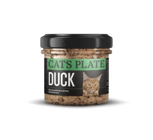 Zestaw 24 słoików - Cats Plate Duck 100g