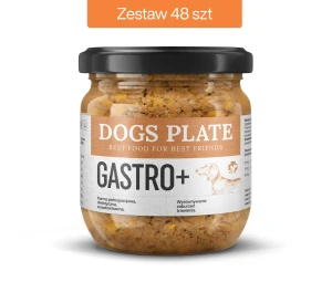 Zestaw 48 słoików - Dogs Plate Vet Gastro+ 360g