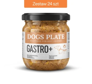 Zestaw 24 słoików - Dogs Plate Vet Gastro+ 360g
