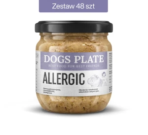 Zestaw 48 słoików - Dogs Plate Vet Allergic 360g
