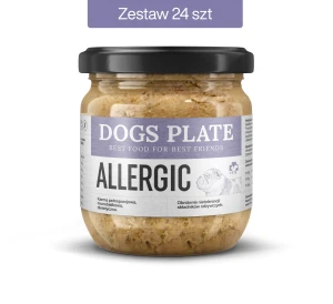 Zestaw 24 słoików - Dogs Plate Vet Allergic 360g