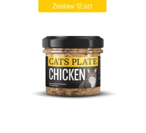 Zestaw 12 słoików - Cats Plate Chicken 100g