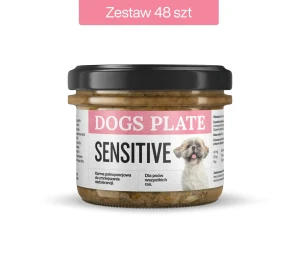 Zestaw 48 słoików - Dogs Plate Sensitive 180g