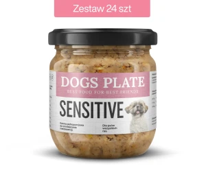 Zestaw 24 słoików - Dogs Plate Sensitive 360g