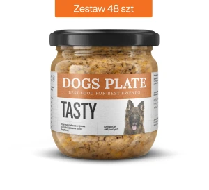 Zestaw 48 słoików - Dogs Plate Tasty 360g