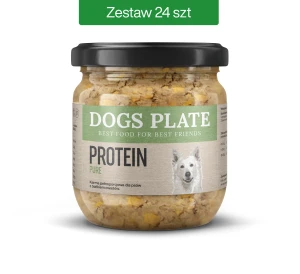 Zestaw 24 słoików - Dogs Plate Protein 360g