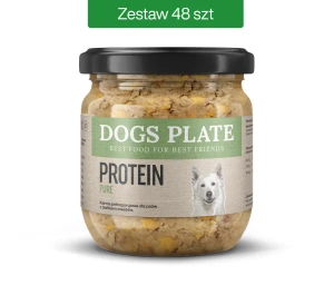 Zestaw 48 słoików - Dogs Plate Protein 360g