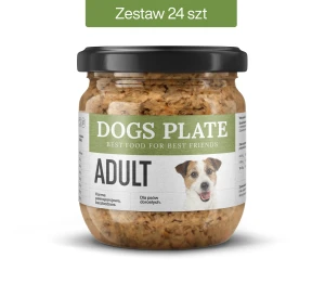 Zestaw 24 słoików - Dogs Plate Adult 360g
