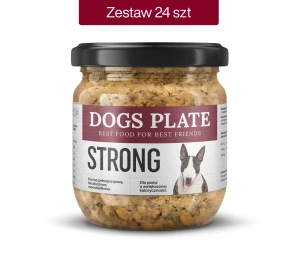 Zestaw 24 słoików - Dogs Plate Strong 360g