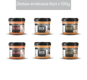 Zestaw smakosza - 6 słoików Cats Plate Mousse 100g