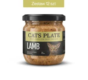 Zestaw 12 słoików Cats Plate Lamb 360g - oszczędzasz 19 PLN